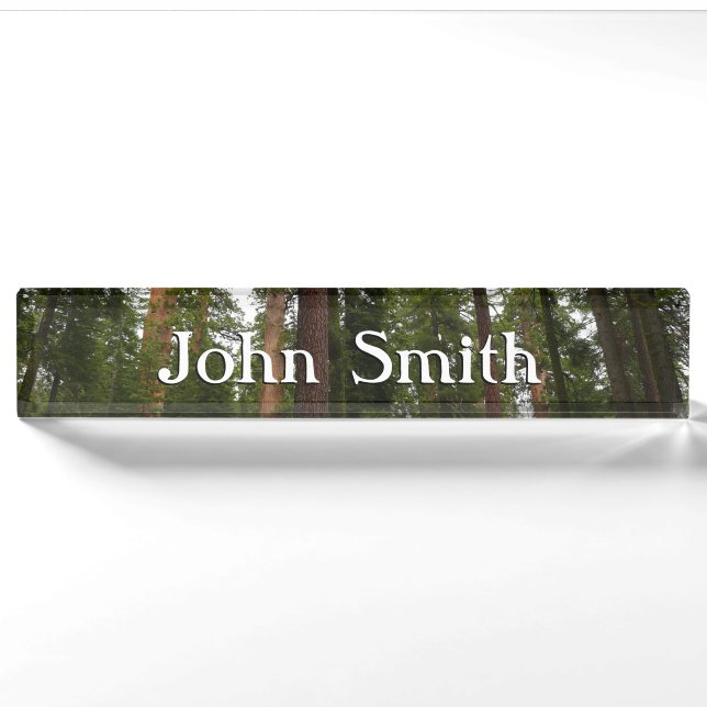 Mariposa Grove in Yosemite National Park Nameplate (Front)