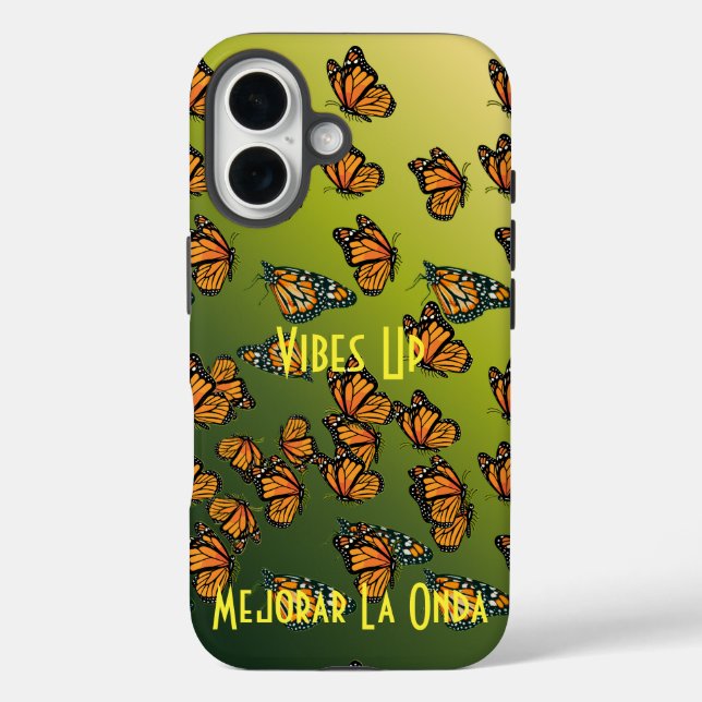 Mariposa Monarca, Monarch Butterflies - VIBES UP Case-Mate iPhone Case (Back)