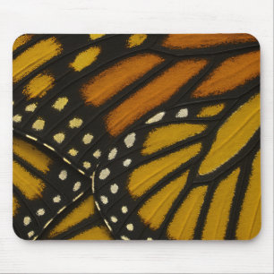 Mariposa Orange & Yellow Monarch Butterfly Wing Mouse Pad