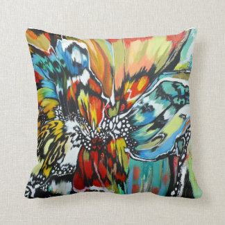 Mariposa square throw pillow