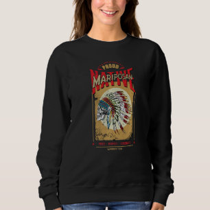 Mariposan Native American Indian Warrior Tribe Pro Sweatshirt