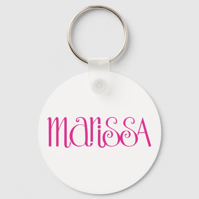 Marissa cherry pink Keyring (Front)