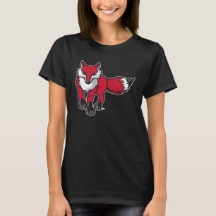 Marist College Red Foxes State Shape T-Shirt