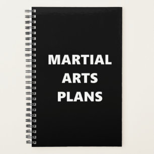 Marital Arts Planner Sports Martial Arts Plans