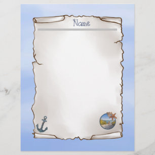 Maritim notizblock letterhead