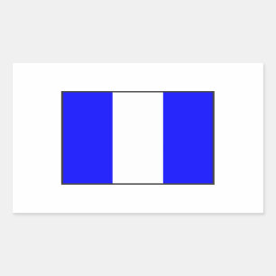maritime alphabet signal flag number 9 nine letter sticker