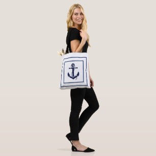 Maritime Anchor Tote Bag