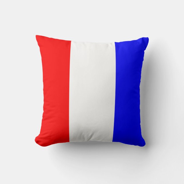 Maritime Flag T — Tango Throw Pillow (Front)