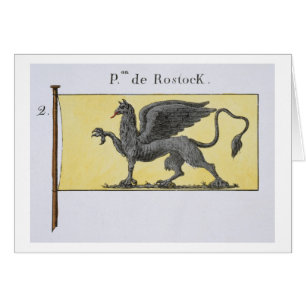 Maritime Flag with Griffin Emblem denoting de Rost