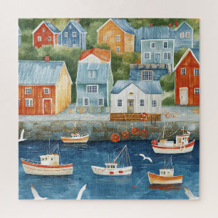 Maritime Hamlet Jigsaw Puzzle