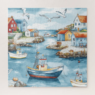 Maritime Hamlet Jigsaw Puzzle