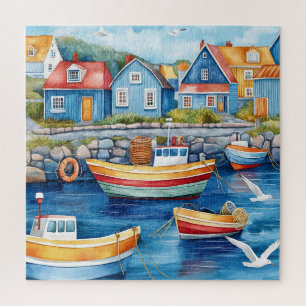 Maritime Hamlet Jigsaw Puzzle