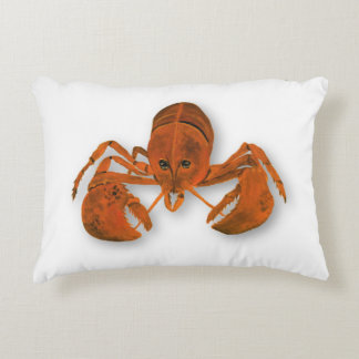 Maritime Lobster Accent Pillow