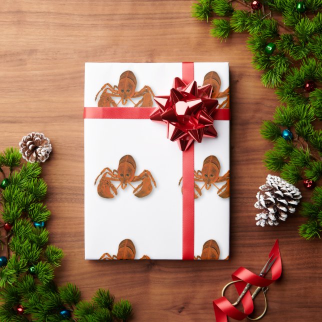 Maritime Lobster Wrapping Paper (Holiday Gift)