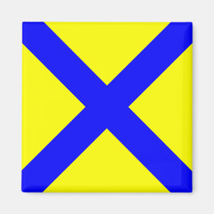 maritime nautical alphabet number five symbol flag magnet