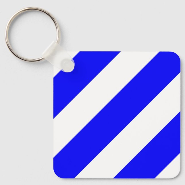 maritime nautical alphabet number six symbol flag  keychain (Front)