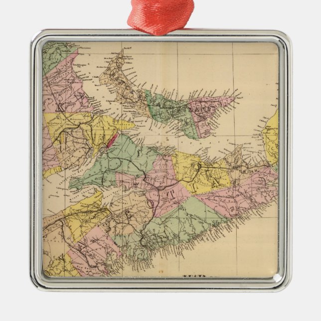 Maritime Provinces Metal Ornament (Front)