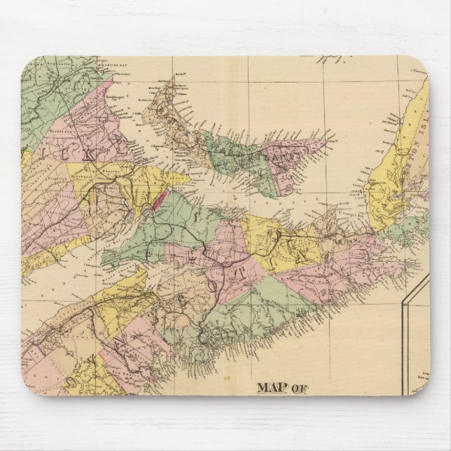Maritime Provinces Mouse Pad (Front)