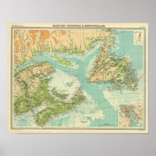 Maritime Provinces & Newfoundland Poster