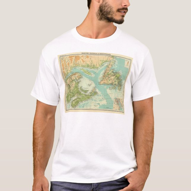 Maritime Provinces & Newfoundland T-Shirt (Front)