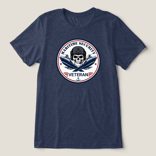 Maritime Security Tri-Blend Shirt (Design Front)