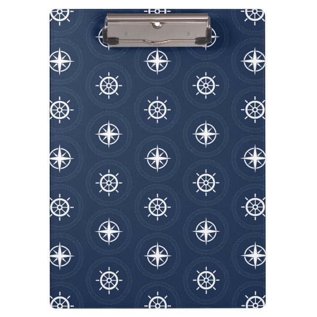 Maritime Tool Pattern Clipboard (Front)