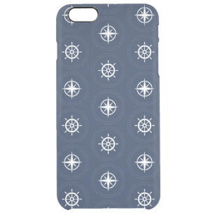 Maritime Tool Pattern Clear iPhone 6 Plus Case