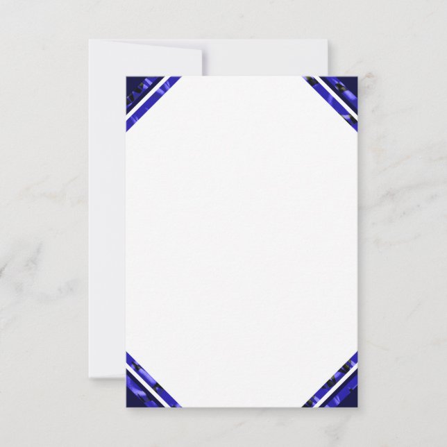 Maritime Twilight Blank Invitation Template (Front)