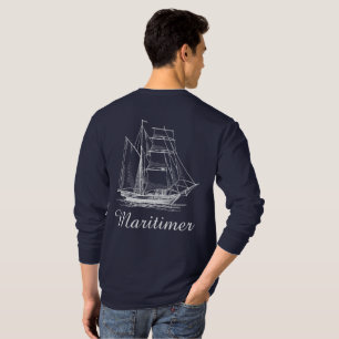 Maritimer nautical sailing ship boat shirt