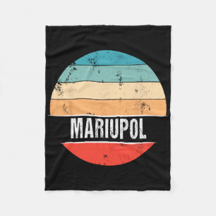Mariupol Ukraine City Trip  Fleece Blanket