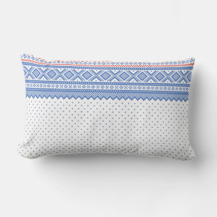 Mariusgenser Christmas Sweater Pattern Lumbar Pillow