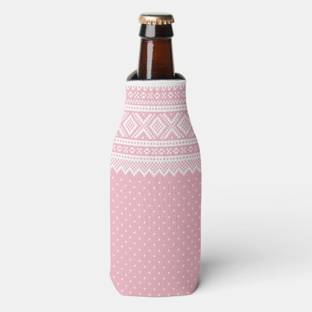 Mariusgenser Sweater Pattern Bottle Cooler (Bottle Front)