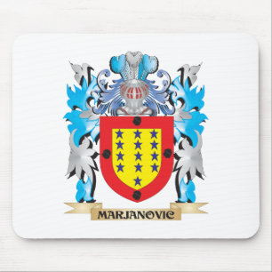 Marjanovic Coat of Arms - Family Crest Mouse Pad