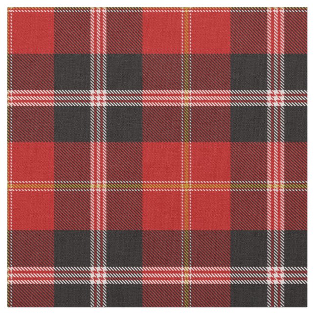 Marjoribanks Clan Tartan Fabric (Close Up)