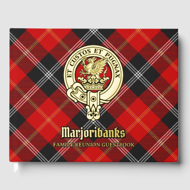 Marjoribanks Family Reunion Guest Book (Front)