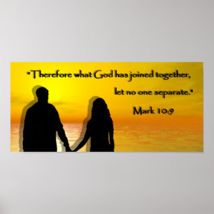 Mark 10 : 9 poster