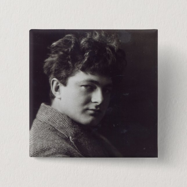 Mark Gertler 2 Inch Square Button (Front)