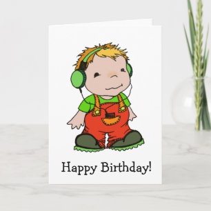 Mark likes music card