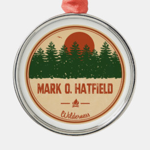 Mark O. Hatfield Wilderness Metal Ornament