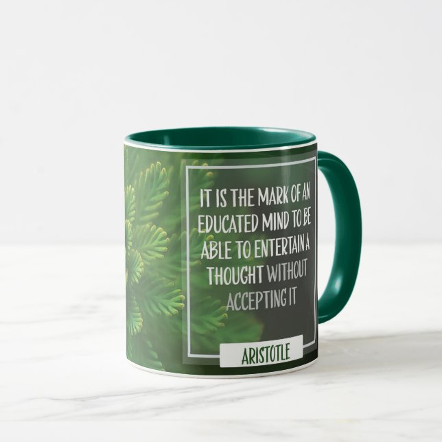 Mark Of An Educated Mind Mug (Front Right)
