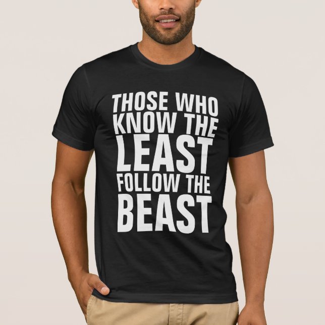 MARK OF THE BEAST SYSTEM CHRISTIAN T-SHIRTS (Front)
