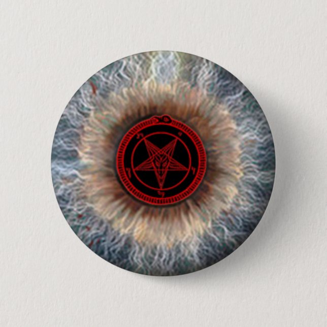 MARK of the DEVIL EYEBALL 2 Inch Round Button (Front)