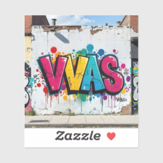 Mark Of The Studio – Vibrant Graffiti Art Square
