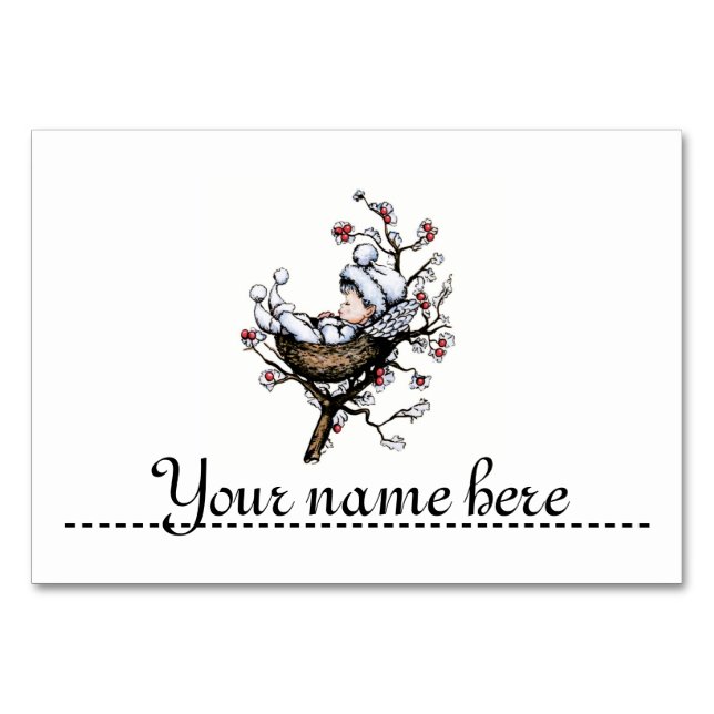 Mark-place for the table of Christmas - Number (Front)