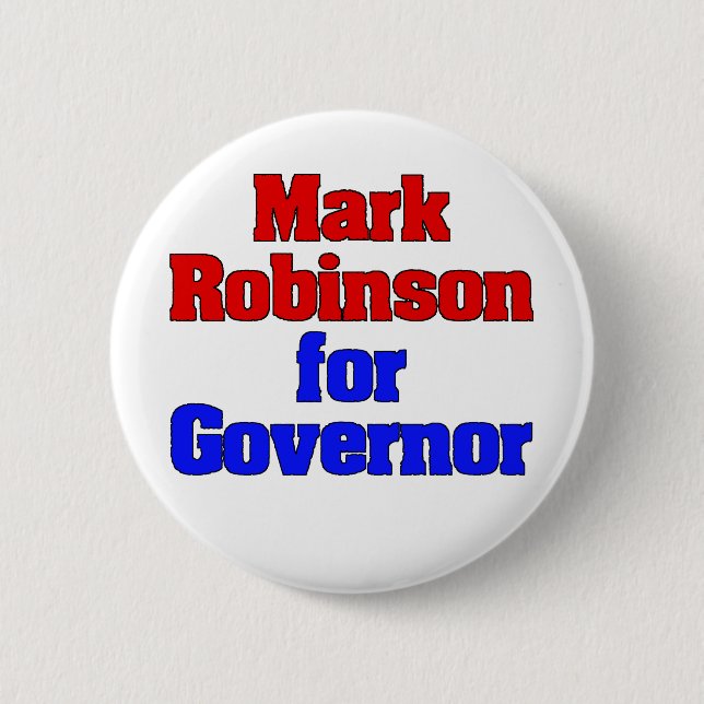 Mark Robinson for Governor 2024 2 Inch Round Button (Front)