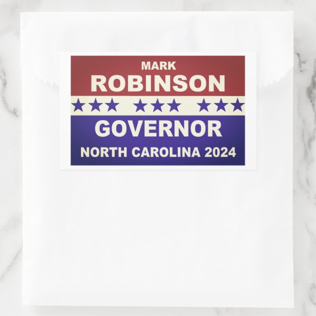Mark Robinson Governor North Carolina 2024 Sticker (Bag)