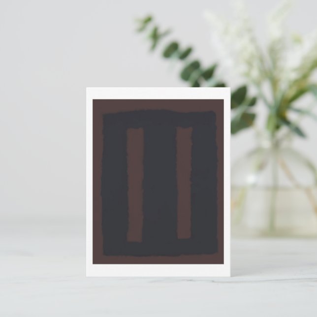 Mark Rothko art in digital style 10 Postcard (Standing Front)