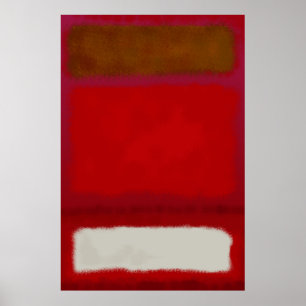 Mark Rothko art in digital style 16 Poster