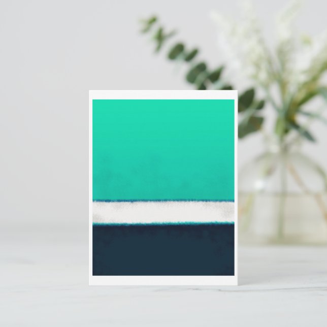 Mark Rothko art in digital style 17 Postcard (Standing Front)