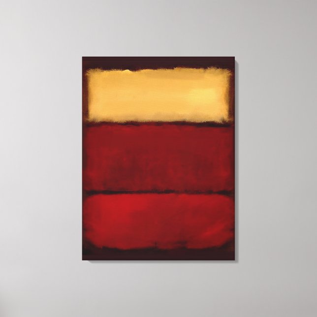 Mark Rothko art in digital style 1 Canvas Print (Front)